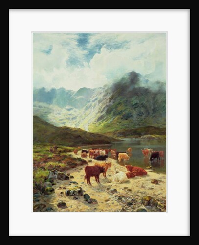 Ross-shire Loch, 1888 by Louis Bosworth Hurt