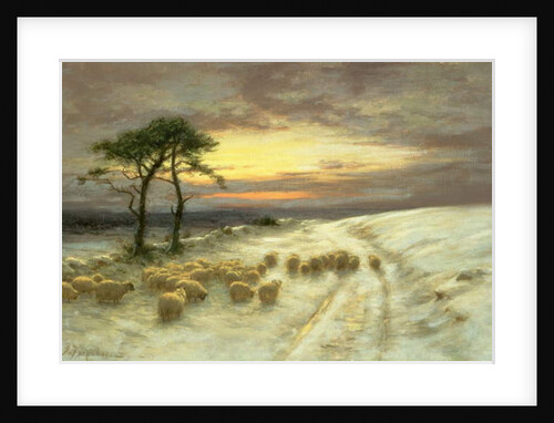 Sheep in the Snow by Joseph Farquharson