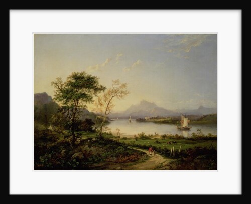 A View from Elcho Castle, looking towards Ben Lawers by Charlotte Nasmyth