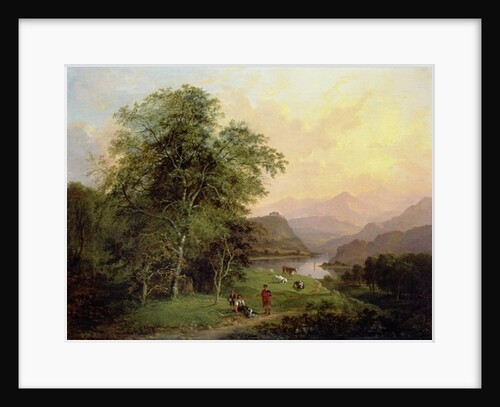 A Highland Lochside, 1847 by Jane Nasmyth