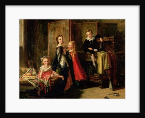 Dressing for the Charade: The Children of Patrick Allan Fraser, 1886 by Robert Herdman