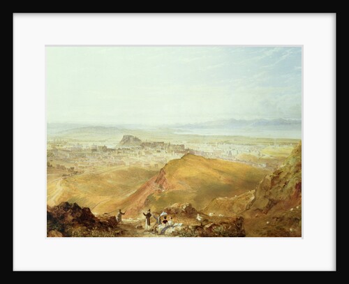 View of Edinburgh from Arthur's Seat by Hugh William Williams