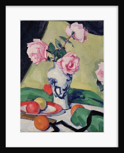 Still Life with Japanese Jar and Roses, c.1919 by Samuel John Peploe