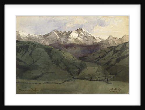 Bavarian Highlands, 1852 by Carl Haag