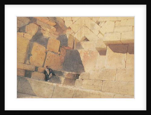 The Entrance to the Pyramid of Cheops, 1860 by Carl Haag