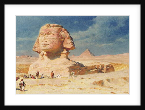 The Sphynx of Giza, 1874 by Carl Haag