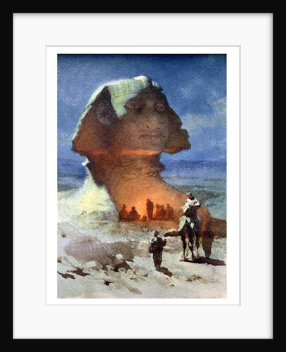 A Night Encampment before the Sphinx by Carl Haag