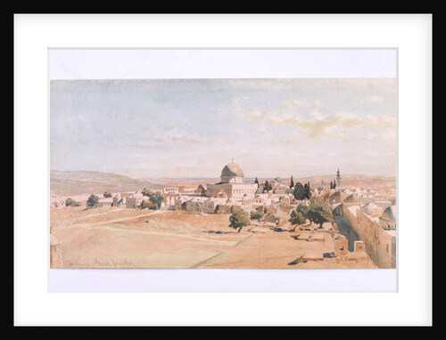The Haraam es Shereef, Jerusalem, 1895 by Carl Haag