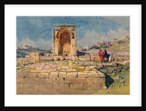 The Valley and lower Pool of Gihon, Jerusalem, 1859 by Carl Haag