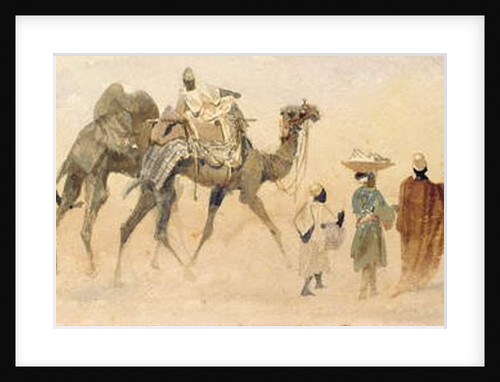 A Start for the Desert, 1858 by Carl Haag