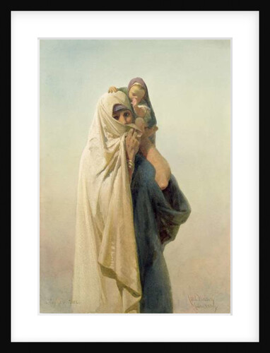A Coptic Mother, 1859 by Carl Haag