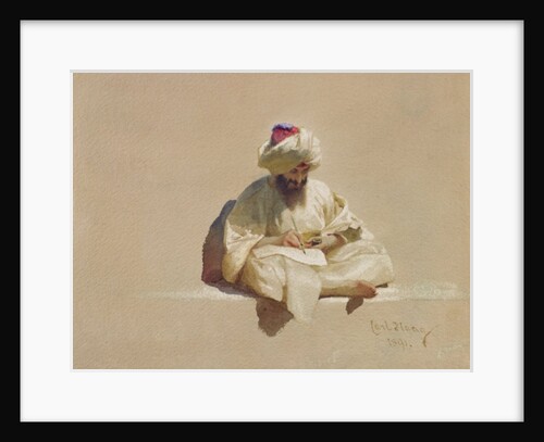 The Letter Writer, 1891 by Carl Haag