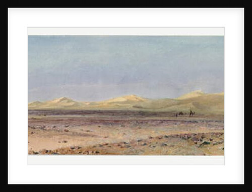 Sand Hills on the Road to Suez, 1859 by Carl Haag