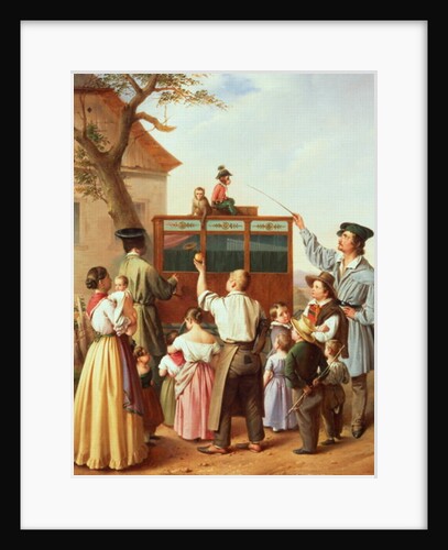The travelling organ grinder, 1842 by Edouard Klieber