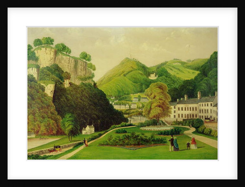 Matlock Bath from the grounds of the Bath Hotel, 1895 by E. Wray