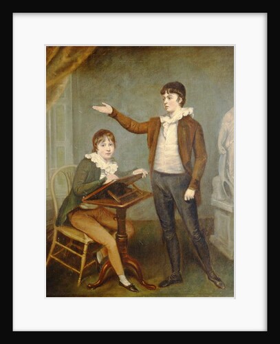 The Ford Brothers in an interior by John Opie