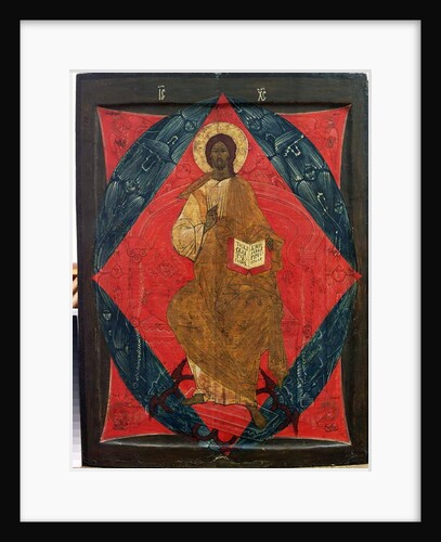 Christ in Majesty by Russian School