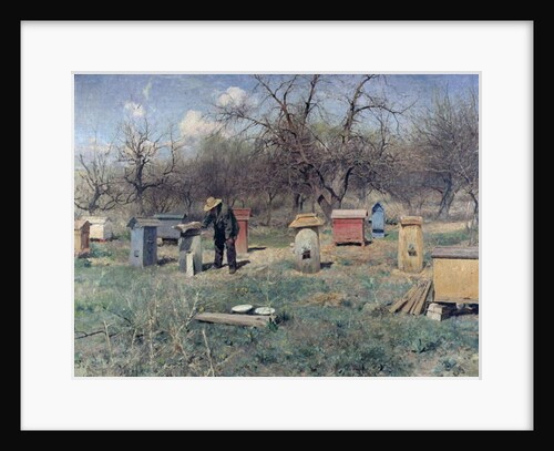 A Spring Day, or Beehives, 1899 by Sergei Ivanovich Svetoslavsky