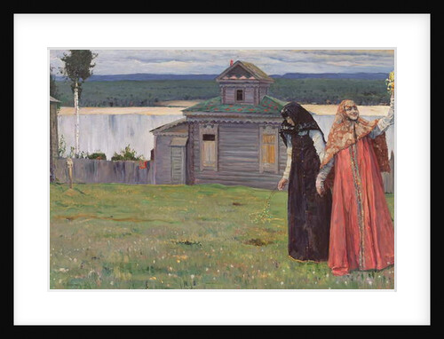 In a Secluded Monastery, 1915 by Mikhail Vasilievich Nesterov