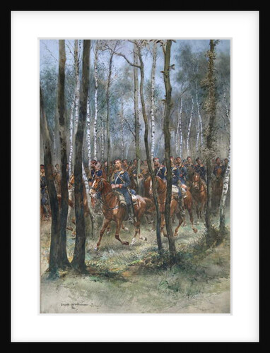 Soldiers on Horseback, 1884 by Jean-Baptiste Edouard Detaille