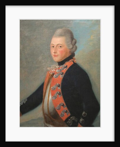 Officer of the Hessian Regiment Erb Prinz, 1776 by Unknown artist