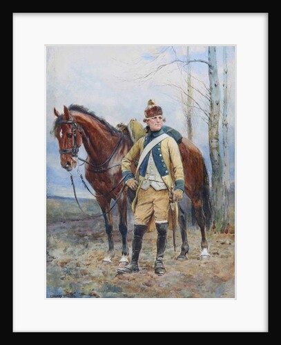 Dragoon of the Legion de Flandres in 1763-1766, 1901 by Jean-Baptiste Edouard Detaille