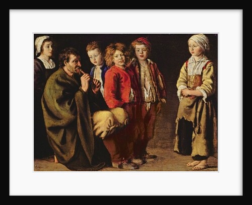 The Village Piper, 1642 by Antoine Le Nain