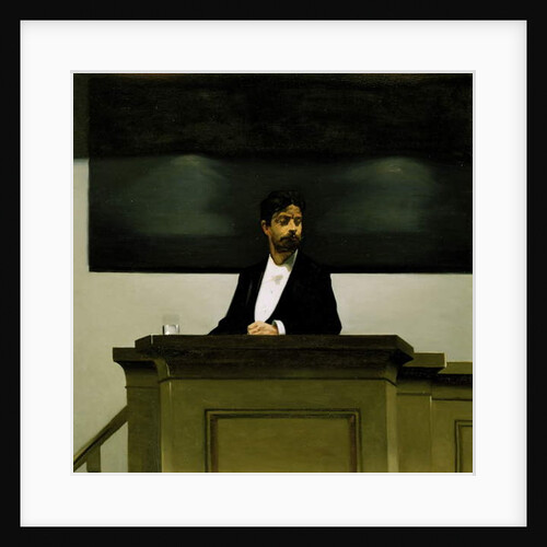 Georg Brandes at the University in Copenhagen, 1889 by Harald Slott-Moller
