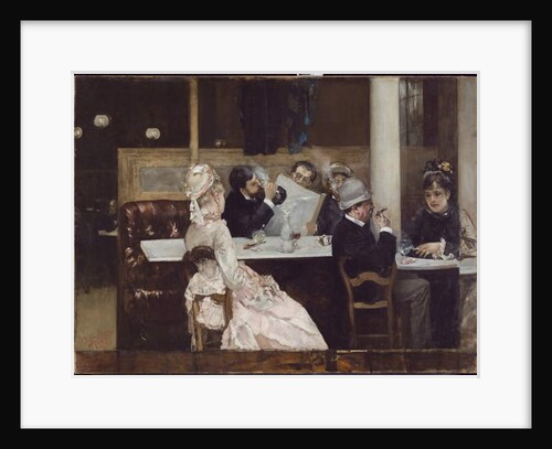 Cafe Scene in Paris, 1877 by Henri Gervex