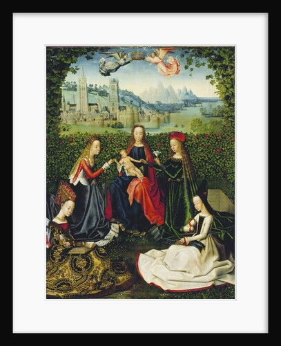 The Virgin of the Rose Garden, 1475-80 by Master of the St. Lucy legend
