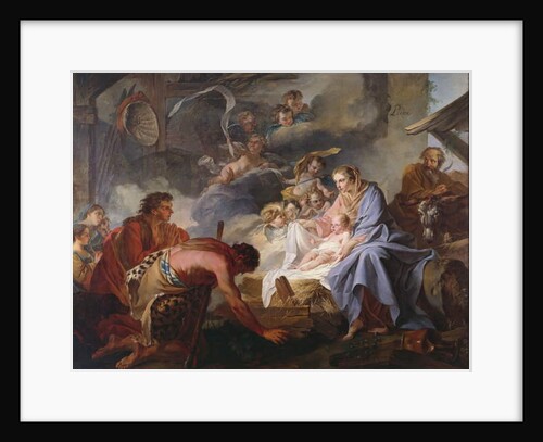 The Adoration of the Shepherds, 1745 by Jean Baptiste Marie Pierre
