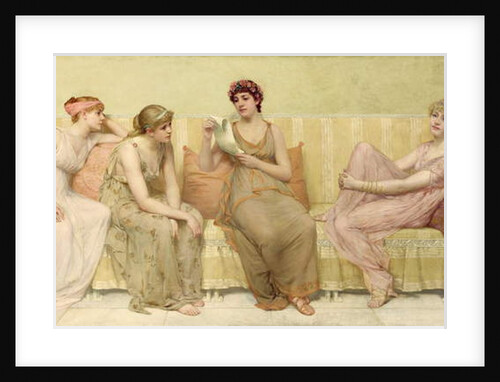 Reading the Story of Oenone, c.1883 by Francis Davis Millet
