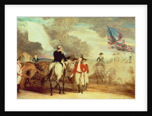 The Surrender of Cornwallis at Yorktown, 1787 by John Trumbull