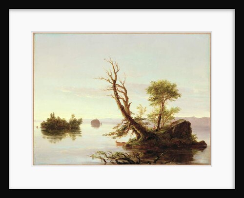 American Lake Scene, 1844 by Thomas Cole