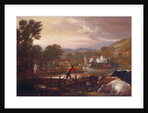 Paddington Canal, 1801 by Benjamin West