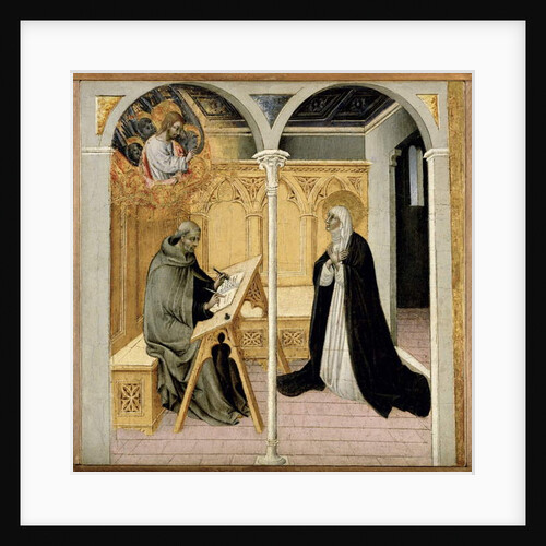 St. Catherine of Siena Dictating Her Dialogues, c.1447-61 by Giovanni di Paolo di Grazia