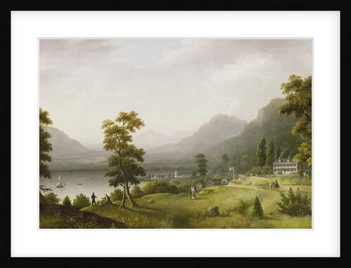 Carter's Tavern at the Head of Lake George, 1817-18 by Francis Guy
