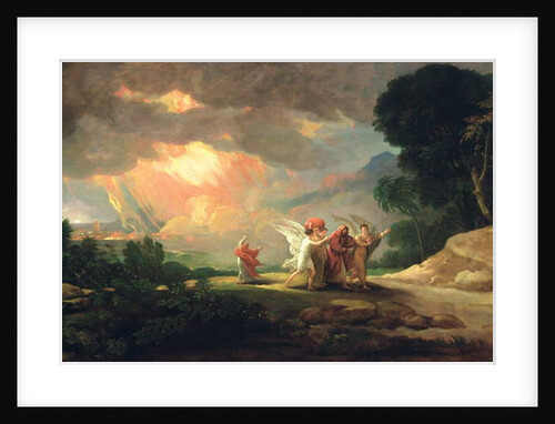 Lot Fleeing from Sodom, 1810 by Benjamin West