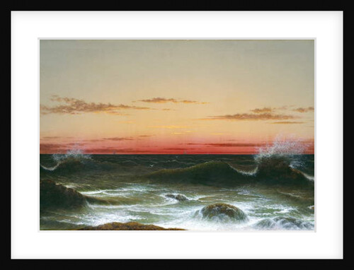 Seascape: Sunset, 1861 by Martin Johnson Heade