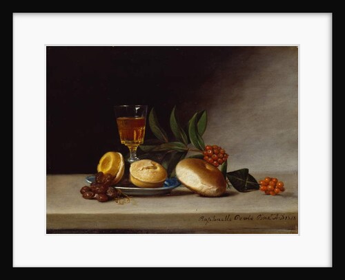Still Life with a Wine Glass, 1818 by Raphaelle Peale