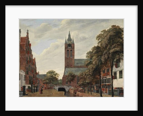 View of the Oude Delft Canal, Delft, c.1660 by Jan van der Heyden