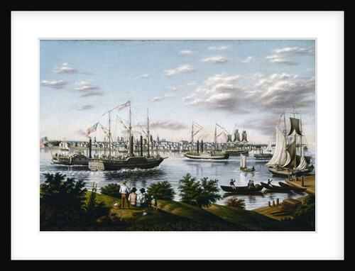 View of Detroit in 1836, 1836-37 by American School