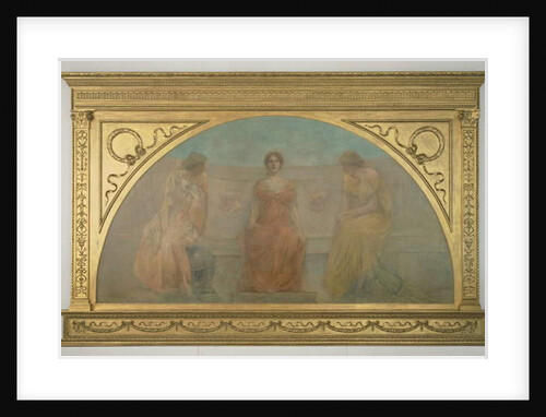 Commerce and Agriculture Bringing Wealth to Detroit, 1900 by Thomas Wilmer Dewing