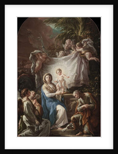 The Rest on the Flight into Egypt by Corrado Giaquinto