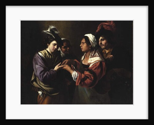 The Fortune Teller, c.1616-17 by Bartolomeo Manfredi