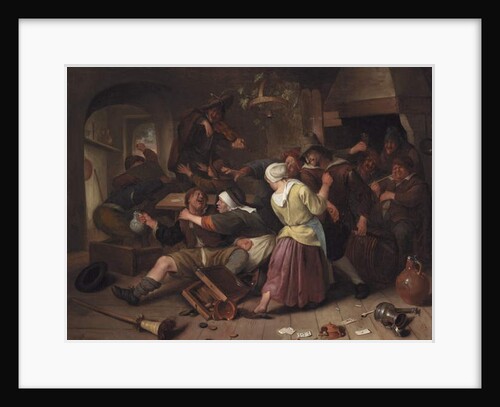 Gamblers Quarreling, c.1665 by Jan Havicksz. Steen