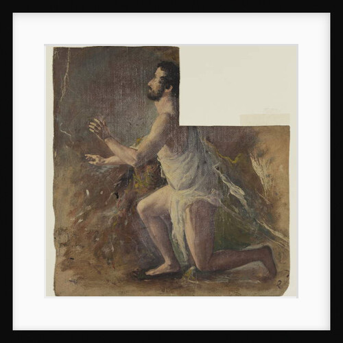 Kneeling Male Figure by Thomas Cole