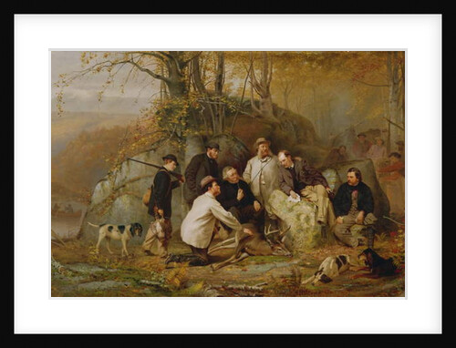 Claiming the Shot: After the Hunt in the Adirondacks, 1865 by John George Brown
