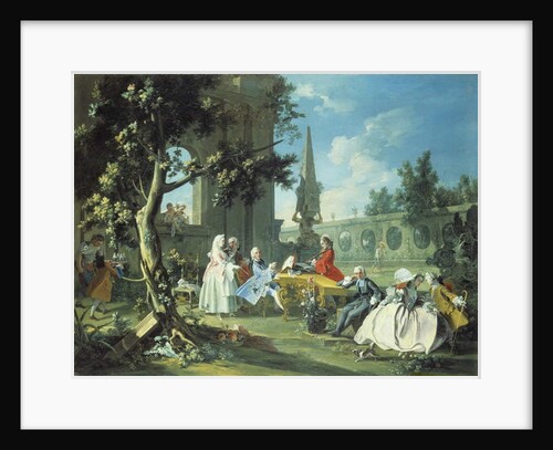 Concert in a Garden, c.1750 by Filippo Falciatore