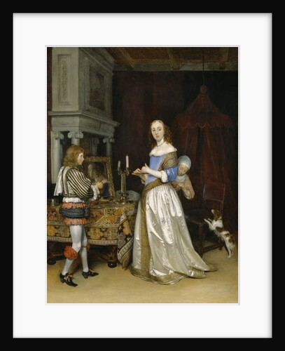 Lady at her Toilette, c.1660 by Gerard ter Borch or Terborch